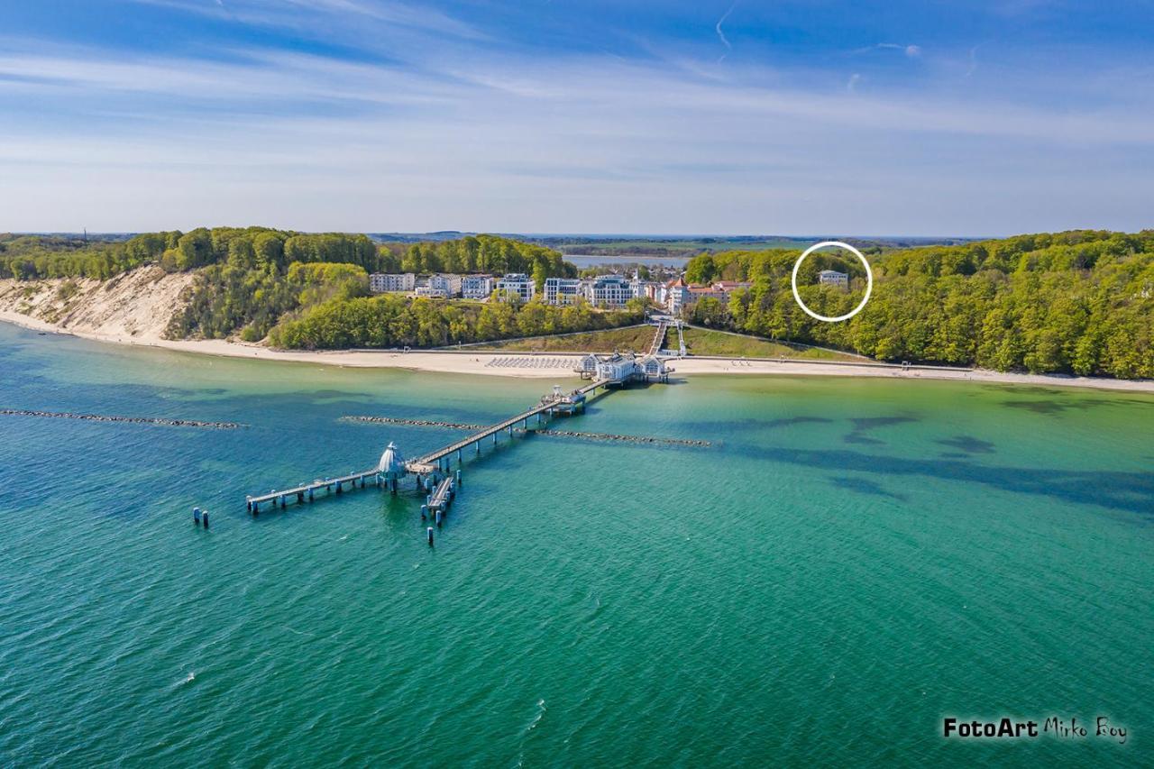 Residenz Seeblick, Fewo 10 Mit Balkon Und Ostseeblick Sellin  Ngoại thất bức ảnh